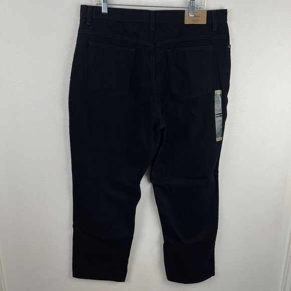 NEW LL‎ Bean Original Fit Relaxed Black Jeans Size 20 Petite Dbl L 299539 Cotton - Picture 2 of 11